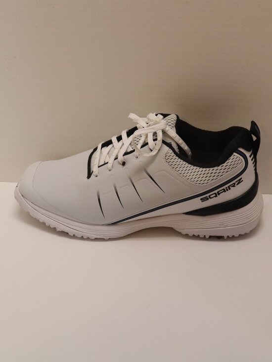 Sqairz Men\'s Golf Shoes Size 10.5 White with Black Accents main image 10